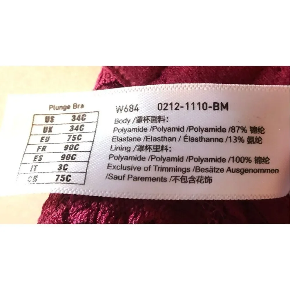 DELIMIRA plunge bra